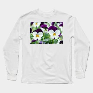 Viola  Rocky White with Purple Wings  Rocky series Long Sleeve T-Shirt